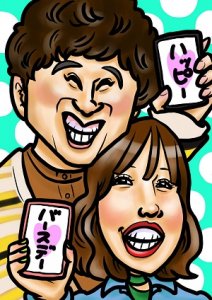 似顔絵あやかさんの作品（似顔絵グラフィックス）