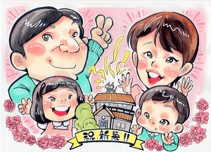 似顔絵師レンズさんの作品（似顔絵グラフィックス）