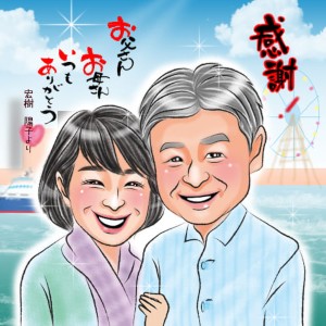 mewmewさんの似顔絵