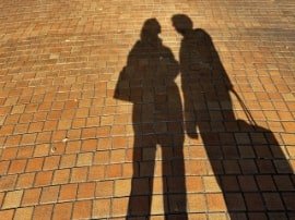 愛し合う二人のフリー素材