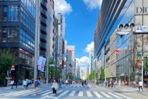 銀座の街並み
