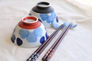 夫婦箸と茶碗