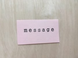 メッセージの画像